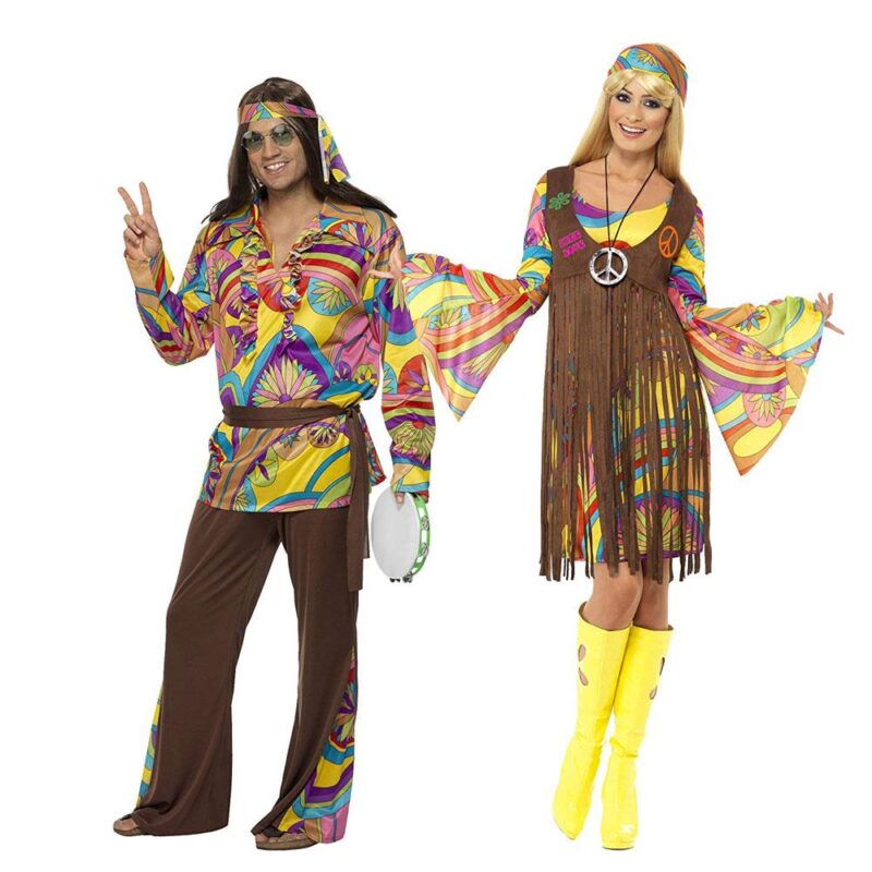 Herren Hippie Kostüm | Psychedelic Hippie Man Costume - carnivalstore.de