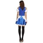Alice Kostüm mit Kleid Unterrock og Haarband | Alice kostume blå med kjole på - carnivalstore.de