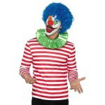 Herren Gestreiftes T-Shirt mit langen Armen | Stripy T Shirt Red With Long Sleeve - carnivalstore.de