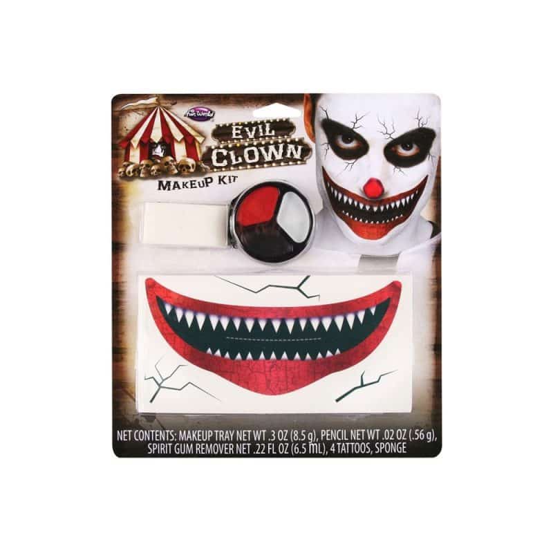 Maquillage de clown tueur à grande bouche - carnivalstore.de