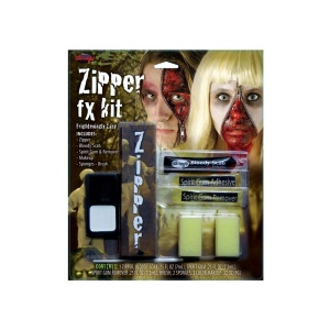 Reißverschluss FX Make-Up Satz | Zipper Face Make Up Kit - carnivalstore.de