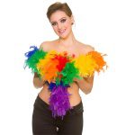 Rainbow Feather Boa - Carnival Store GmbH