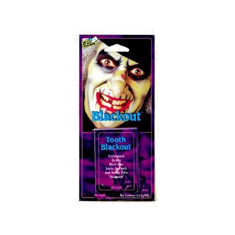 Tooth Black Out Wax for Witch & Pirate Zombiean - carnivalstore.de