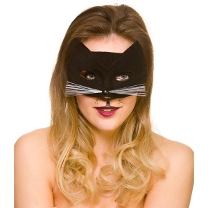 Erwachsene Unisex Cat Eyemask Fancy Dress | Cat Eyemask - carnivalstore.de