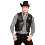 Cowboy Sheriff Weste für Kostüm | Cowboy vest - Carnival Store GmbH