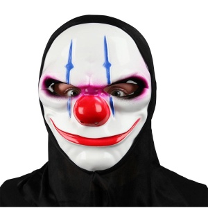 Masque de Clown Freaky avec Capuche - carnivalstore.de