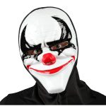 Freaky Clown Masker met Kap - carnavalstore.de