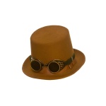 Steampunk Hat with Goggles - Carnival Store GmbH