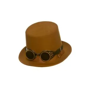 Steampunk-hattu suojalaseilla - Carnival Store GmbH