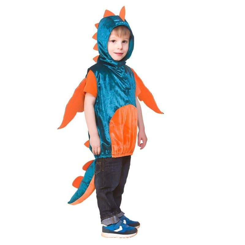 Kinder Unisex Tier Wappenrock | Dieťa Tabard - Dinosaurus - carnivalstore.de