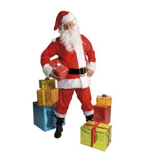 Partybrille Weihnachtsmann | Nikolausbrille - carnivalstore.de