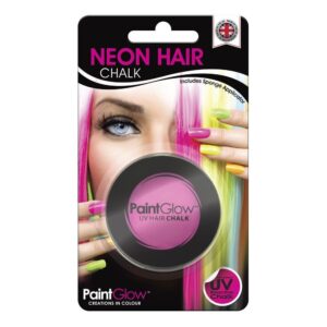 Neoninis UV-Haarkreide, Rosa | Neoninė UV plaukų kreida, rožinė – carnivalstore.de