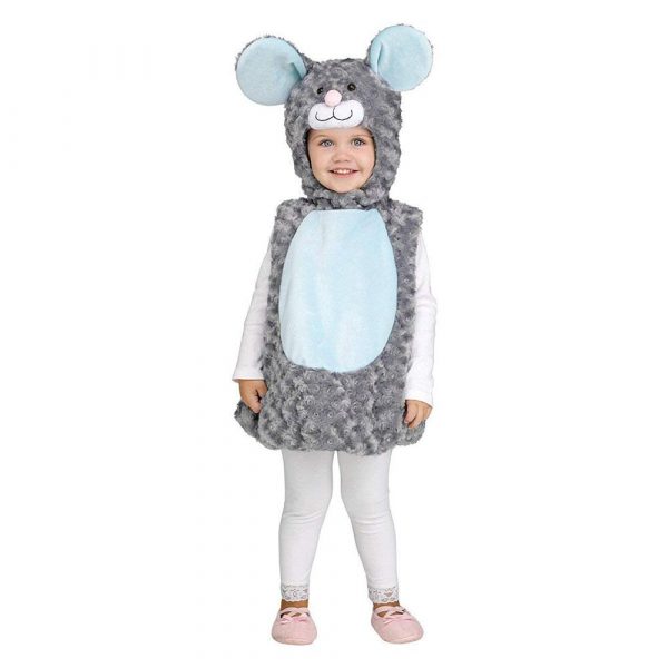 Lil Grey Mouse Childs Fancy Dress Animal Rodent Rat Book Day Costume - carnivalstore.de