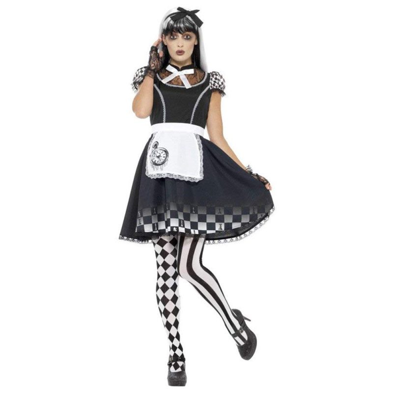 Damen Gothic Alice Kostüm | Gotisk Alice-kostyme - carnivalstore.de