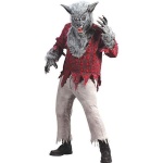 Werwolf grau Kostüm für Erwachsene | Werewolf Adult Costume - carnivalstore.de