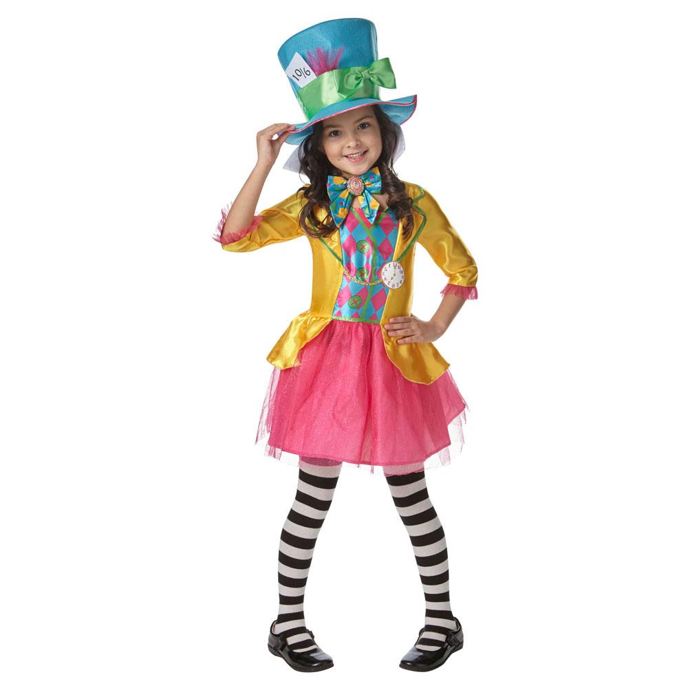 Costume Cappellaio Matto travestimento Donna Carnevale cosplay Mad Hatter  Alice 