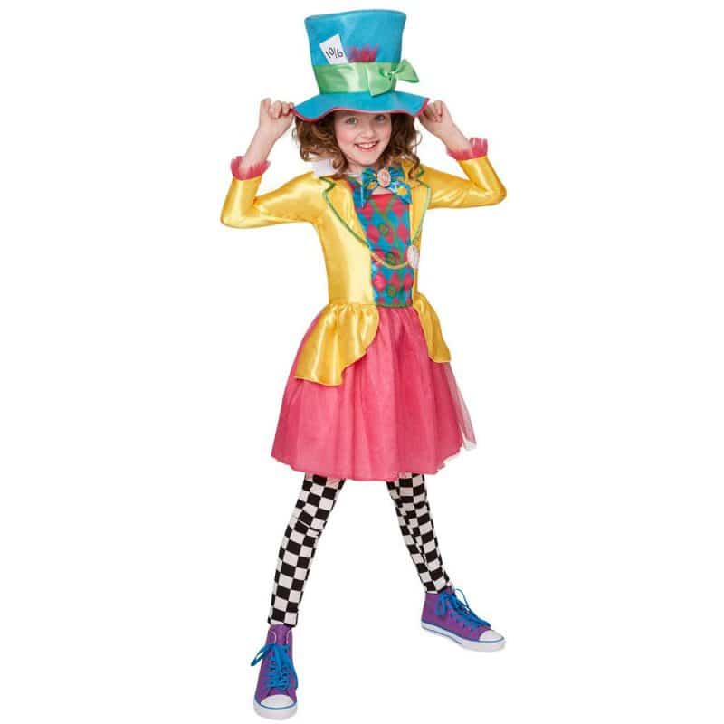 Mädchen Alice im Wunderland Mad Hatter Kostüm | Mad Hatter Girl Kostiumas - carnivalstore.de