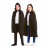 Hooded Cape - BLACK