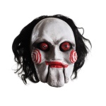 Saw-Horrorfilm Deluxe-Maske aus Latex Billy | Billy Overhead lateksa maska ​​- carnivalstore.de