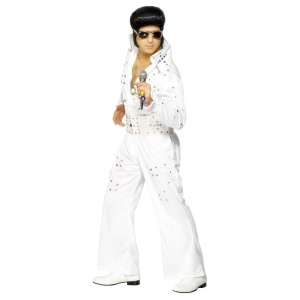 Elvis Presley Kostüm für Herren | Elvis Kostüm, Jumpsuit und Gürtel - carnivalstore.de