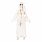 Geist Nonne Kostüm für Damen Weiss Gespenst Damenkostüm Halloween Horror | Ladies Ghost Nun Costume - carnivalstore.de