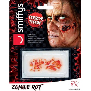 Unisex Horror Zombie Verwesung | Horror Wundauflage, Zombie Rot - carnivalstore.de