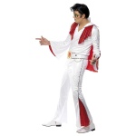 Herren Elvis Kostüm, Hemd, Hose, Cape & Gürtel | Disfraz, camisa, pantalón, capa y cinturón de Elvis para hombre - carnivalstore.de