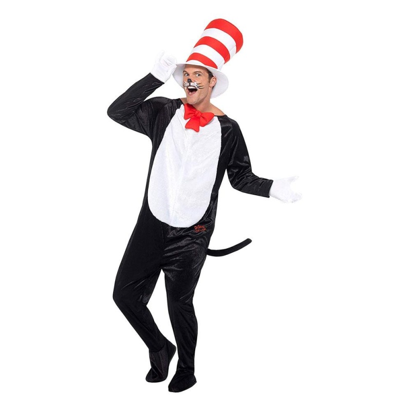 Dr Seuss Cat in the Hat Kostüm | Dr Seuss Kaz am Hutt Kostüm - carnivalstore.de