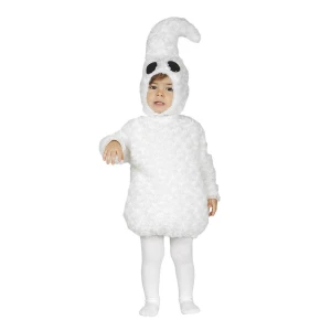 Baby Geisterkostüm Kostüm Geist för Kinder Gespenst Halloween Geister Gr. 86-98 | Halloween Toddlers Ghost Fancy Dress Kostym Ålder 1-2 år - carnivalstore.de