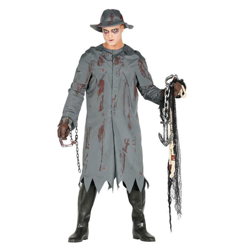 Blutiges Seemann Kostüm für Herren | Adult Killer Raincoat - carnivalstore.de