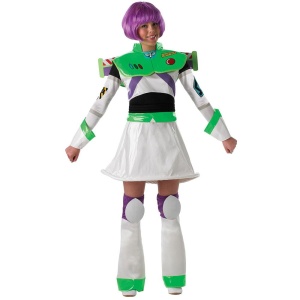 Miss Buzz Lightyear Kostüm für Damen | Toy Story, Miss Buzz Lightyear Erwuessene Kostüm - carnivalstore.de