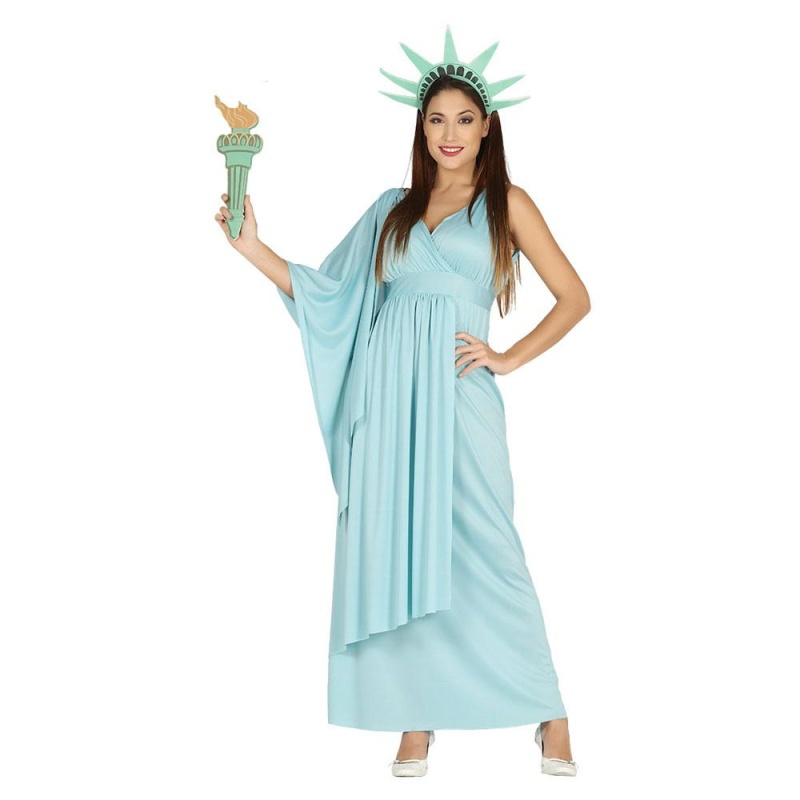 Freiheitsstatue Miss Liberty - Kostüm für Damen Karneval | Adult Statue Of Liberty - carnivalstore.de