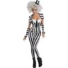 Beetlejuice Damenkostüm | Black & White Beetlejuice Corset - carnivalstore.de