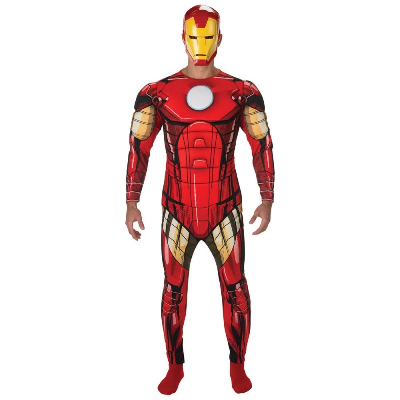 Adult Iron Man Deluxe Costume - carnivalstore.de