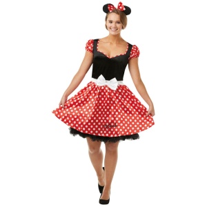 Minnie Mouse für Erwachsene | Sassy Minnie Mouse Costume - carnivalstore.de