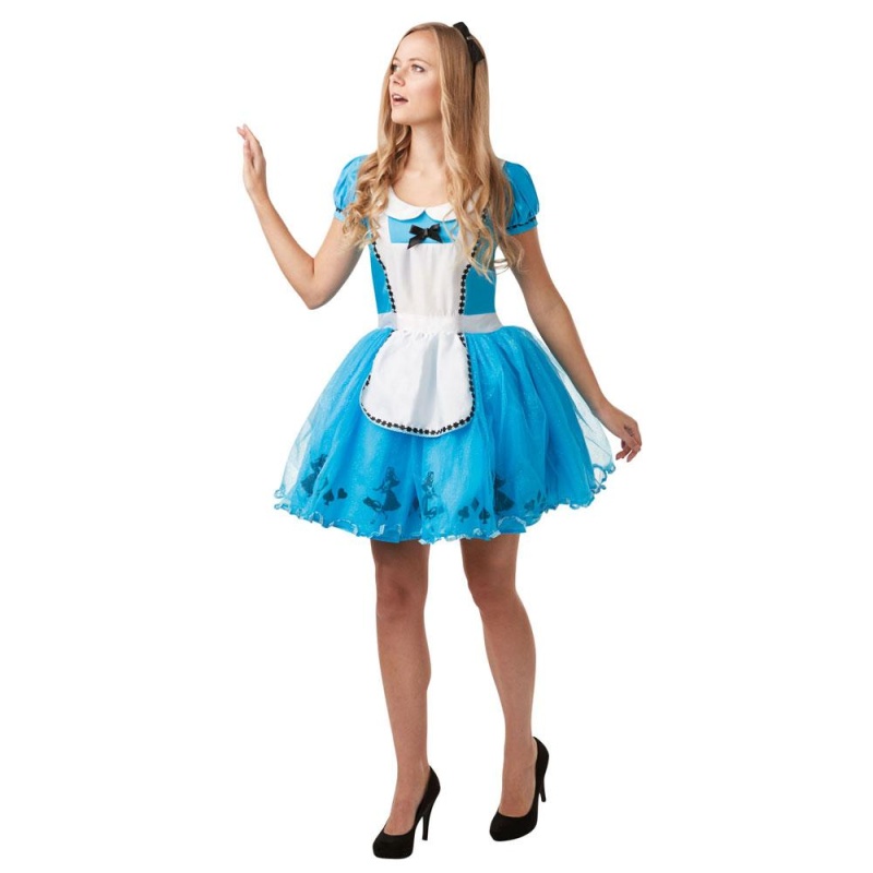 Sassy Alice agus Wunderland Damen Kostüm | Alice in Wonderland - Alice - carnivalstore.de