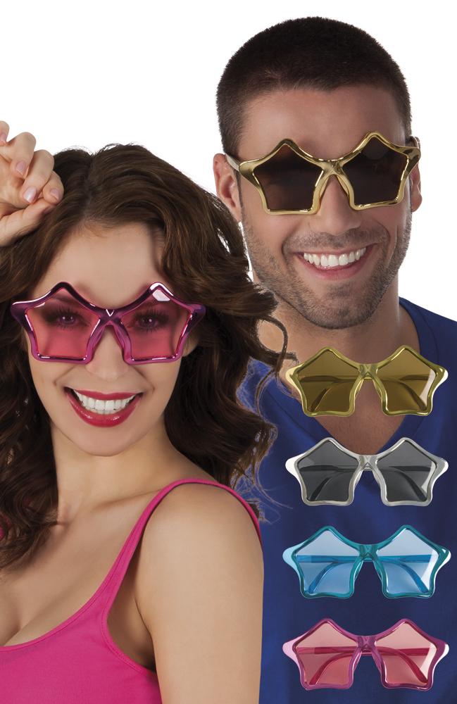 Colourful Star Glasses - Carnival Store GmbH