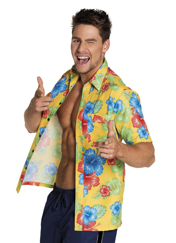 Hawaiian shirt Hibiscus M/L - Carnival Store GmbH