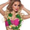 Hawaiian lei Lulani White - Carnival Store GmbH