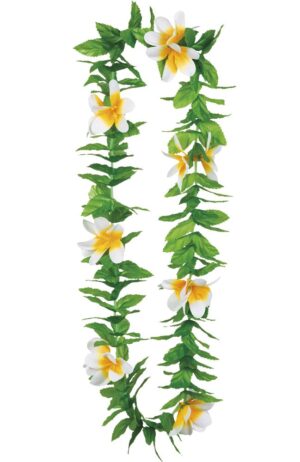 Hawaiian lei Lulani White - Carnival Store GmbH