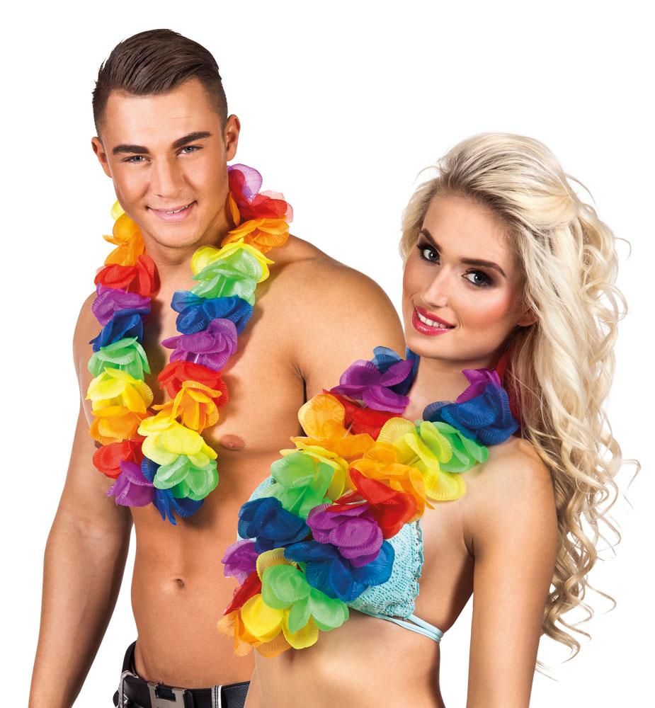 Hawaiian Lei Rainbow XL - Carnival Store GmbH