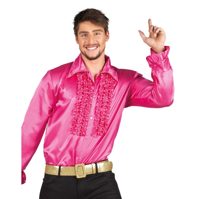 Party majica vroče roza - Carnival Store GmbH