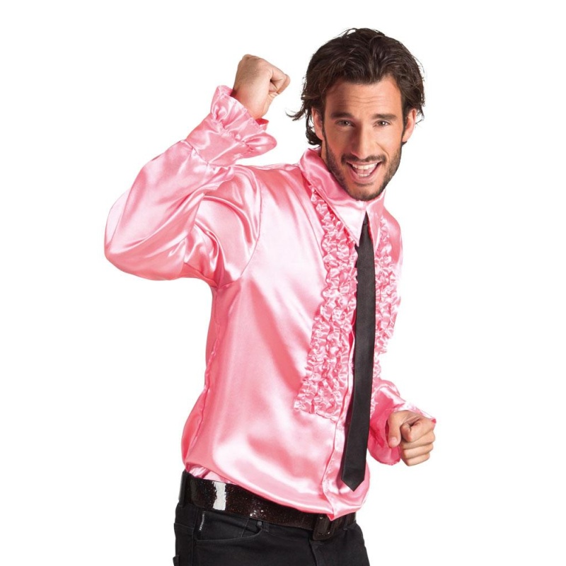 Camicia da festa rosa chiaro - Carnival Store GmbH
