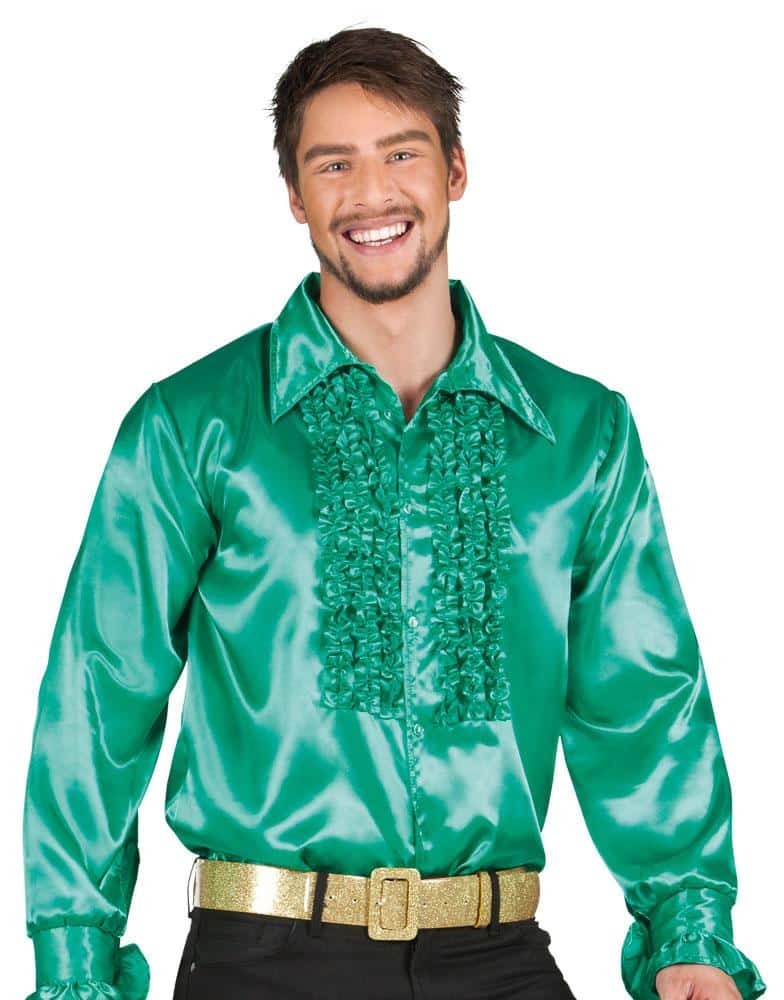 Party Shirt Dark Green - Carnival Store GmbH
