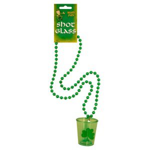 Verre à shot Shamrock sur collier - carnivalstore.de