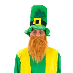 Leprechaun Hat med skjegg - carnivalstore.de