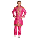 Disfraz de sargento de papel rosa - Carnival Store GmbH