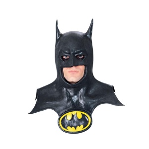 Rubie 's Offizielles Batman Maske mit Kaminabdeckung Zubehör, Erwachsene Kostüm – EINE Größe | Batman Mask With Cowl - carnivalstore.de
