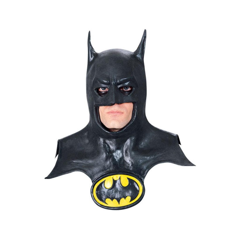 Rubie 's Offizielles Batman Maske mit Kaminabdeckung Zubehör, Erwachsene Kostüm – EINE Größe | Batman Maske mit Kapuze - carnivalstore.de