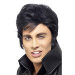 Herren Elvis Perücke | Parrucca Elvis Nera - Carnivalstore.de